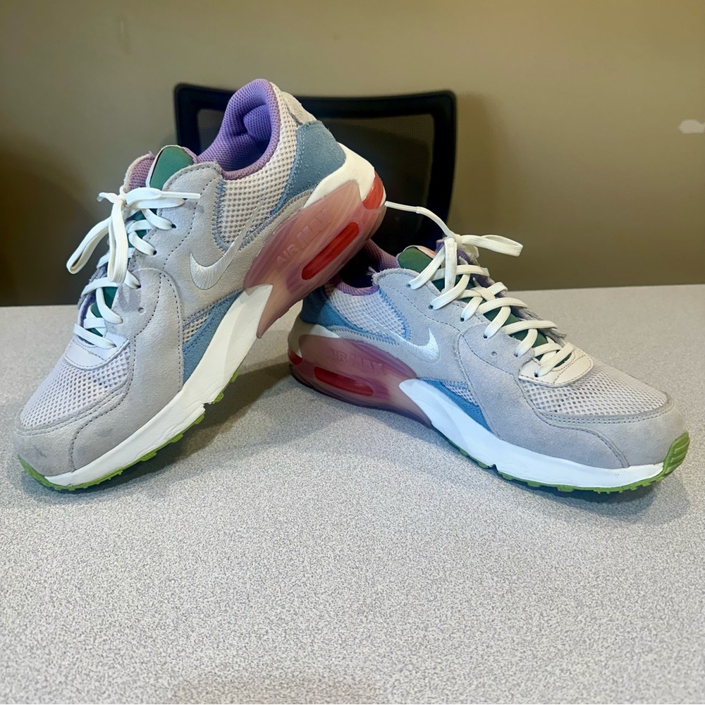 Women Nike Air Max Excee Running Shoes Size 8.5 White Pink Blue Grey CD5432 120 - Picture 4 of 8